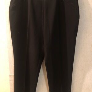 Investments Women’s Elegant Black Dress Cropped Pants